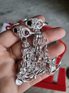 Baby Silver Bangles O To 1 Year