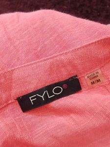 Coral Sleeveless Top