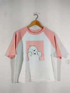 Peach& White Casual Top (Women's)