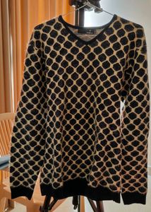 Patterned Knit Sweater