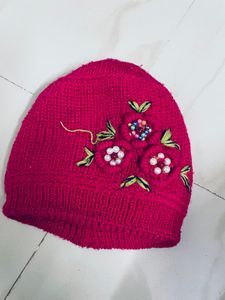 beautiful woolen cap for sale