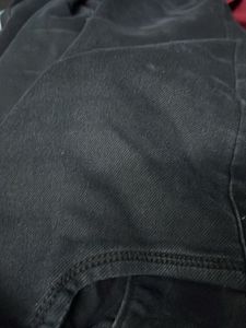 Dark Black Denim Jeans