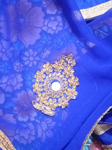 Saree Georgette Blue