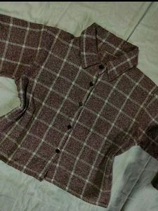 Crop CheckShirt🎀