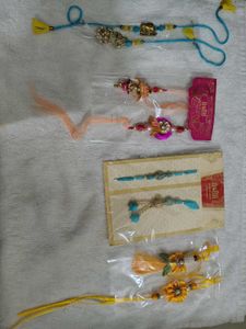 4 pairs of Rakhi for Bhaiya and Bhabhi