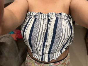 Striped Off-the-Shoulder Top