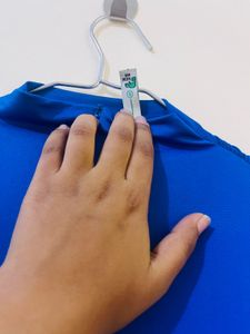 Blue Bodycon Mini Dress