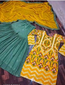 HAVVY EMBROIDERY WORK WITH RIYAL MIRROR HAND WOR