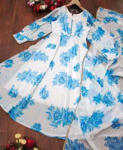 Gown With Dupatta