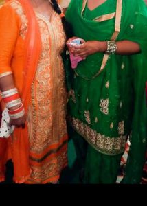 Party Ware Suit With Dupatta And Bottom .