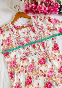 Floral Print Kurti
