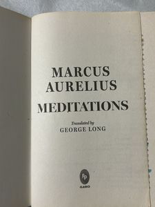 meditations by marcus aurelius