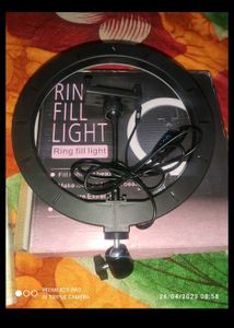 7 Feet  Tripod Stand With 10 Inch Ring Light
