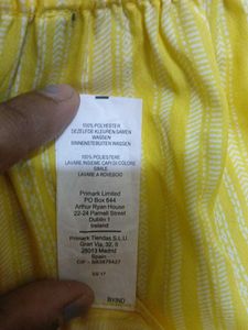 Yellow Striped Romper