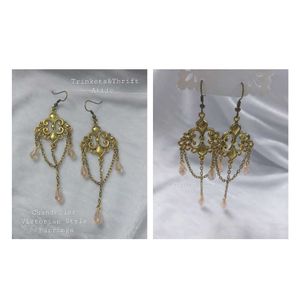 Handmade Earrings Ethereal Sun Princess's Treasure