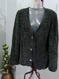 Dark Green Cardigan