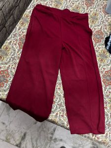 Burgundy Long Sleeve Coord Set | XXL