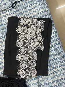 Black Sharara Set No Return