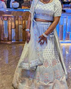 Sea Green Heavy Lehenga