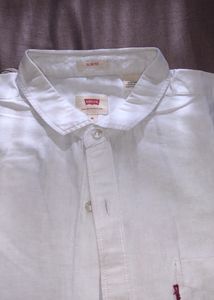 Levi’s White Linen Shirts