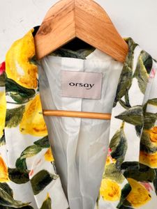 Orsay Lemon Print Blazer