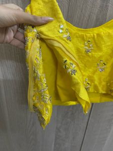 Yellow Heavy Lehenga Choli Set
