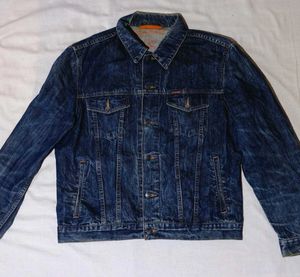 Dark Wash Denim Jacket Unisex