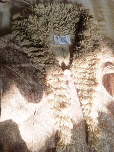 Unique Fuzzy Trim Jacket