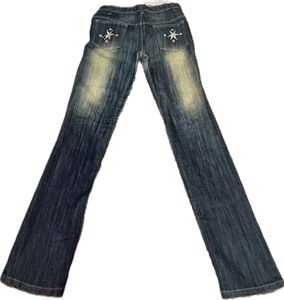 Embroidered Star Jeans