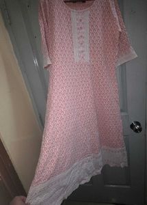 Anarkali style Embroidery Kurta(Umbrella cut)