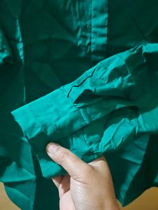 Women's Green Oversized Shirt