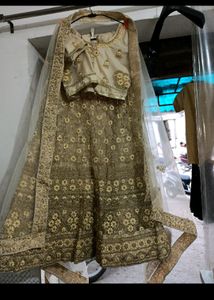 Golden Lehanga Choli