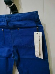 Blue Capri Pants