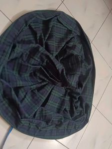 Plaid Pleated Skirt, uniform skirt 28 size