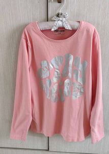 Peach Full Sleeve Top