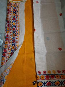 Embroidered Exclusive Cotton Saree