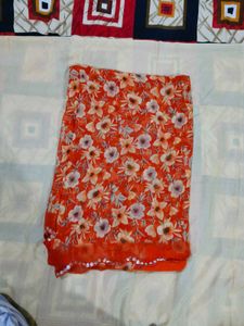 Elegant  Floral Saree