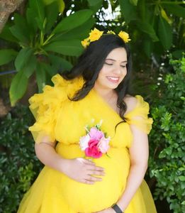 Stunning Yellow Maternity Gown