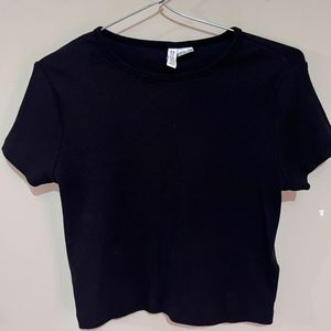 H&amp;M Ribbed Crop Top