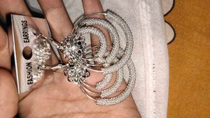 Choker Necklace and Earings Set + 2 Pair Jhumkas
