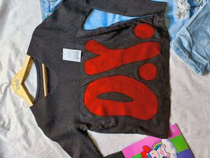 D.Y. Graphic Knit Sweater Or Pullover