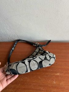 vintage coach signature canvas Demi bag