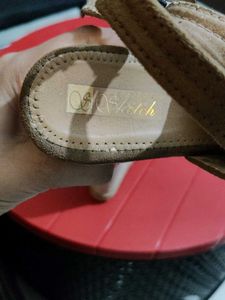 Brown Wedge Heel Sandals