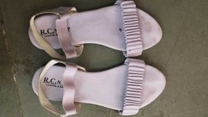 Lavender Flat Sandals In Size 41