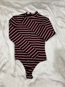 Striped Long Sleeve Bodysuit