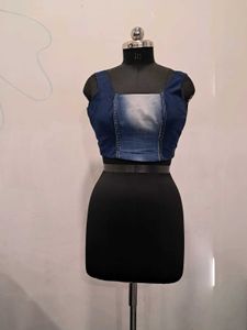 Denim Corset