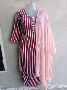 Maroon Linin Suit