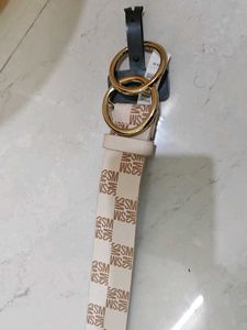 New Steve Madden Belt with Gold Rings