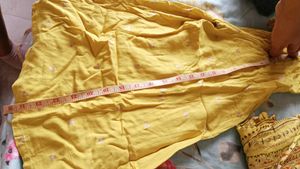 Girls&#39; Yellow Top &amp; Palazzo Set