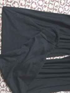 Black Ruched Mini Pant
